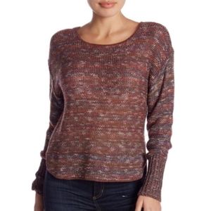 SUSINA Marled Knit Boho Sweater